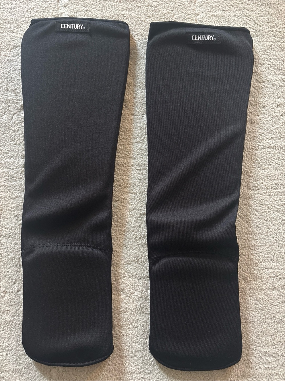 CENTURY Black Shin Guards / Sleeves
